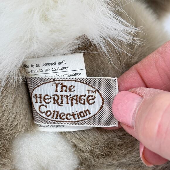 Ganzbros Heritage Collection Bunny Rabbit Plush Tan Realistic 10 Inch Ganz - Picture 6 of 9